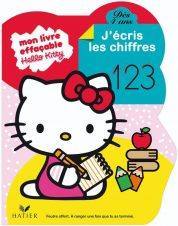 Hello Kitty, J’écris les chiffres dès 4 ans – livre ardoise