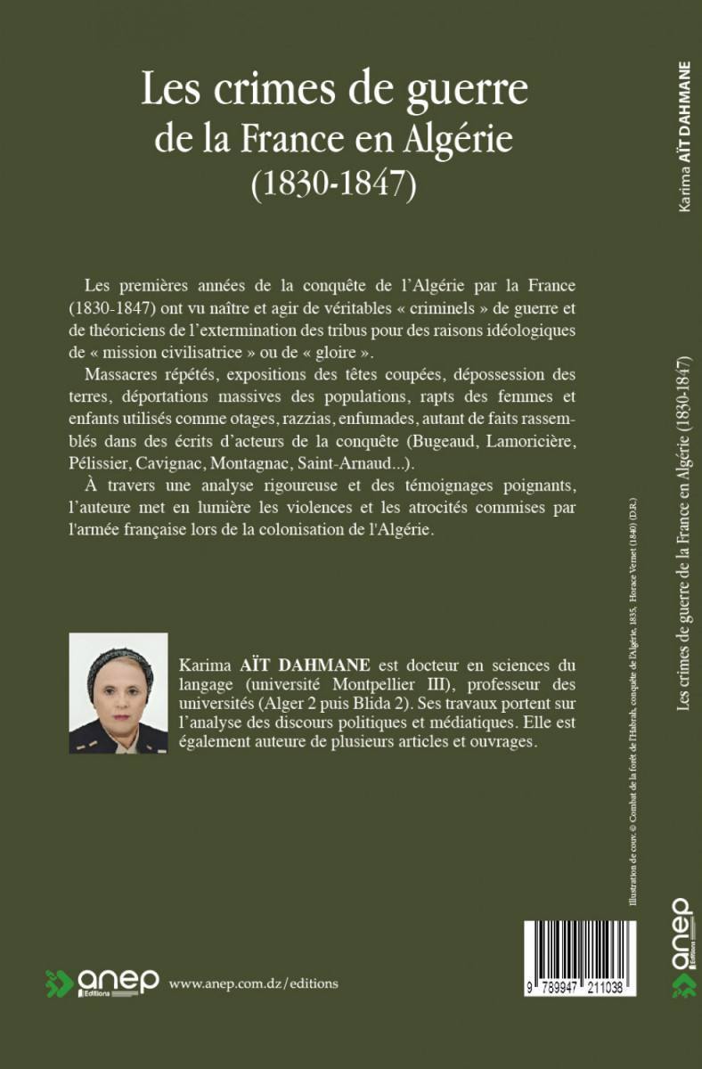 Les crimes de guerre de la France en Algérie ( 1830-1847 )