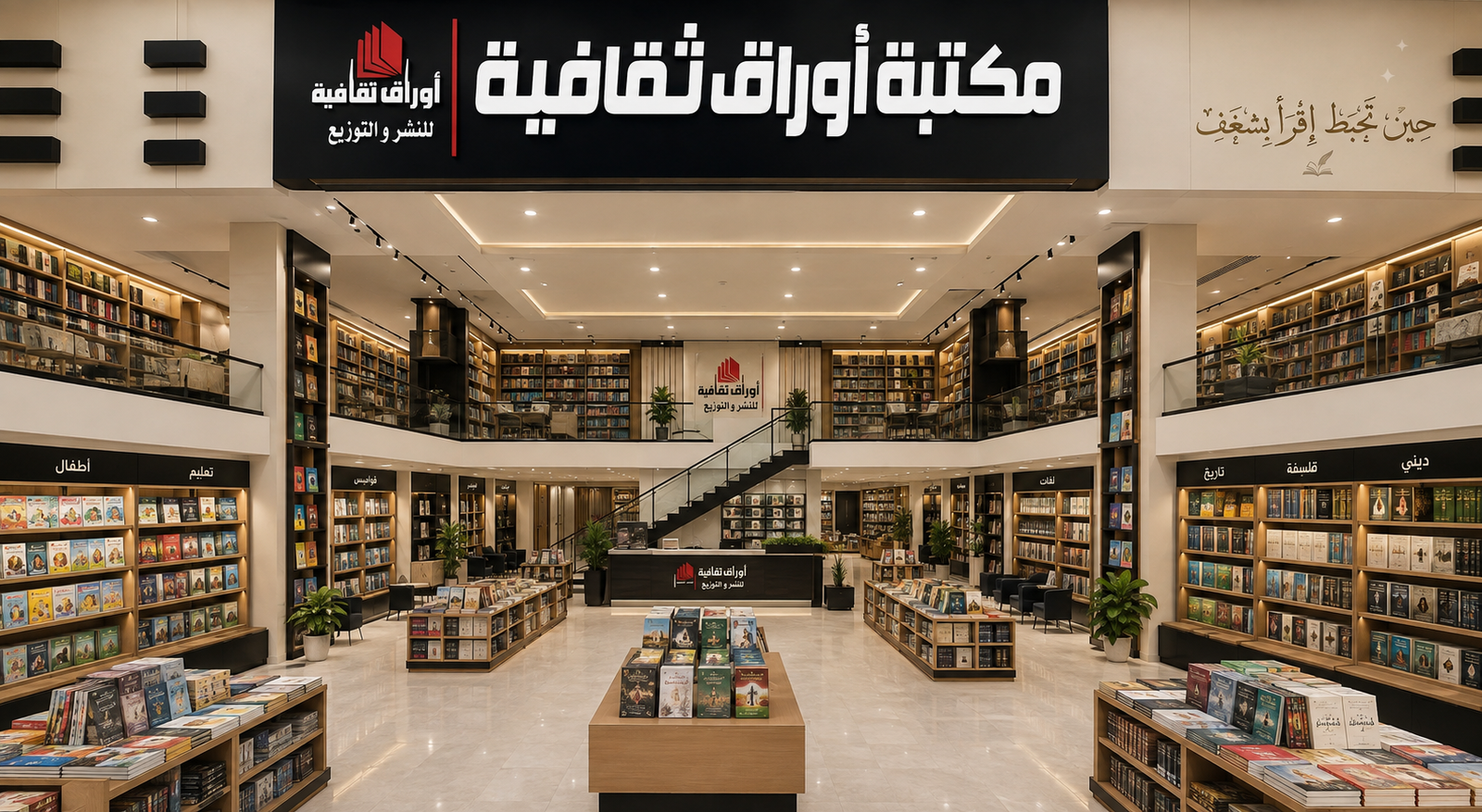دار ومكتبة أوراق ثقافية: منارة الفكر والإبداع في جيجل